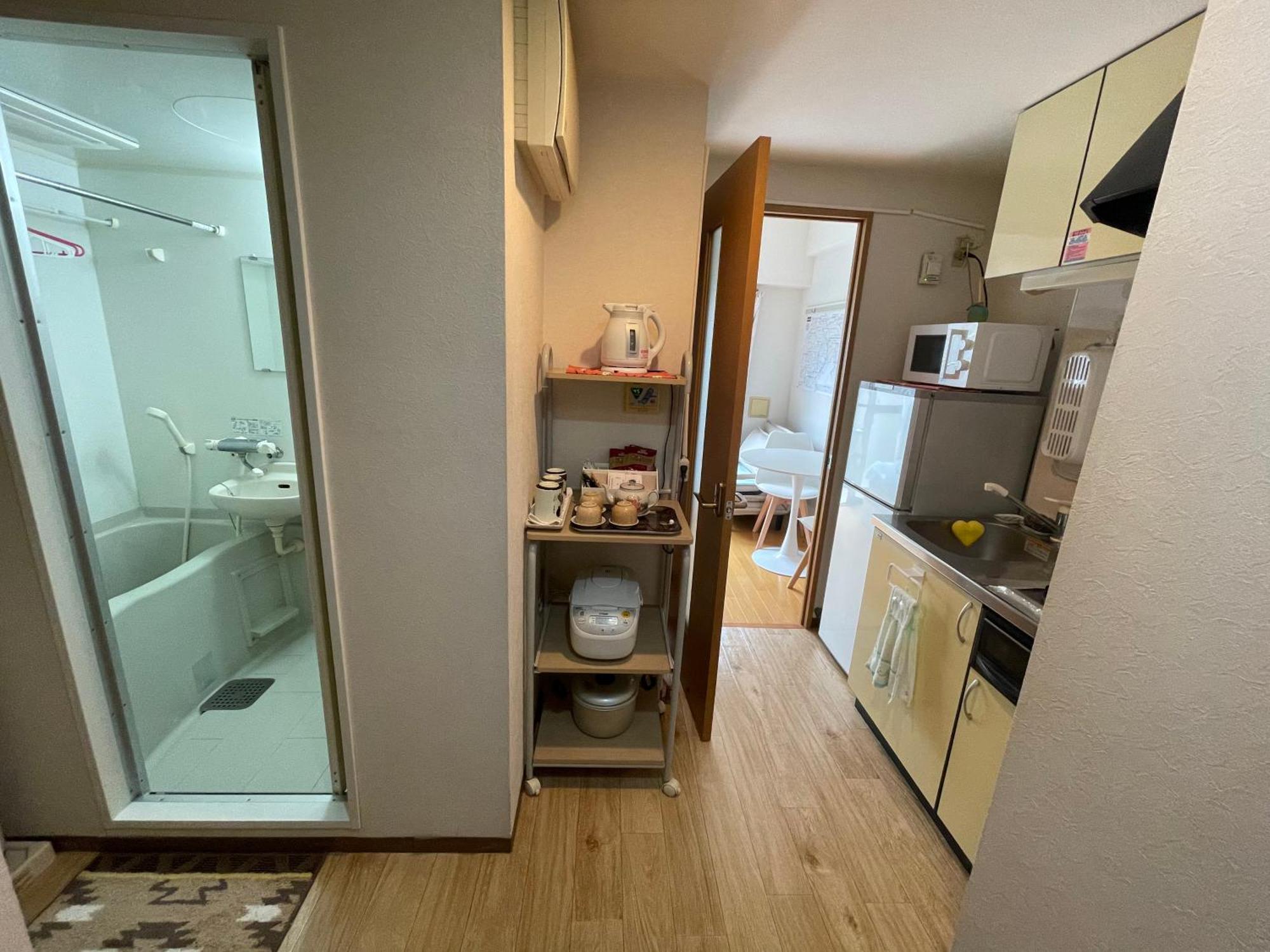 新宿庭院の屋-shinjuku Garden -28 Square Meters King Size Bed Garden Tokio