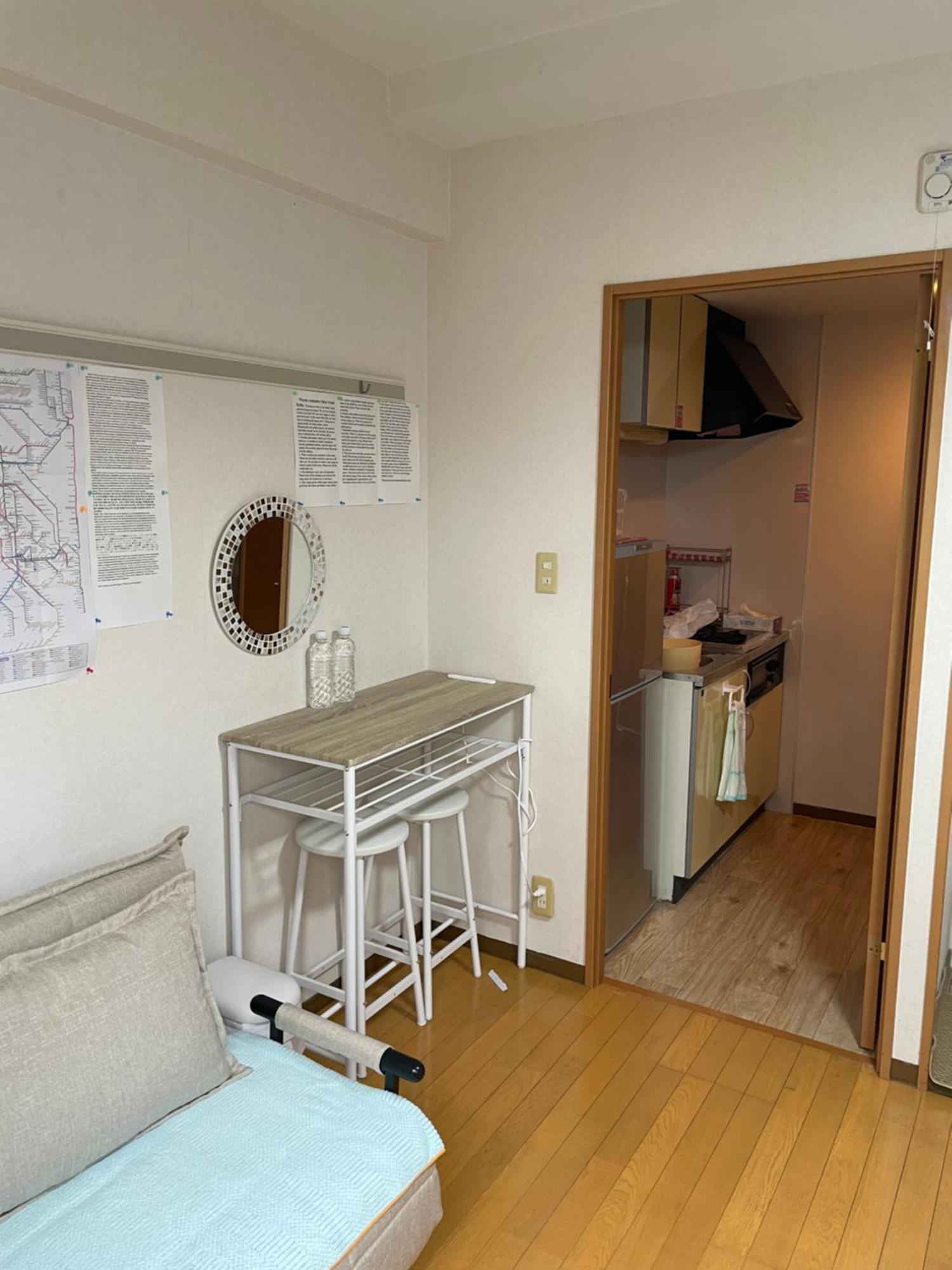 新宿庭院の屋-shinjuku Garden -28 Square Meters King Size Bed Garden Apartemen *